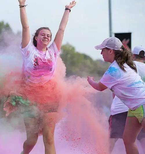 family week color run